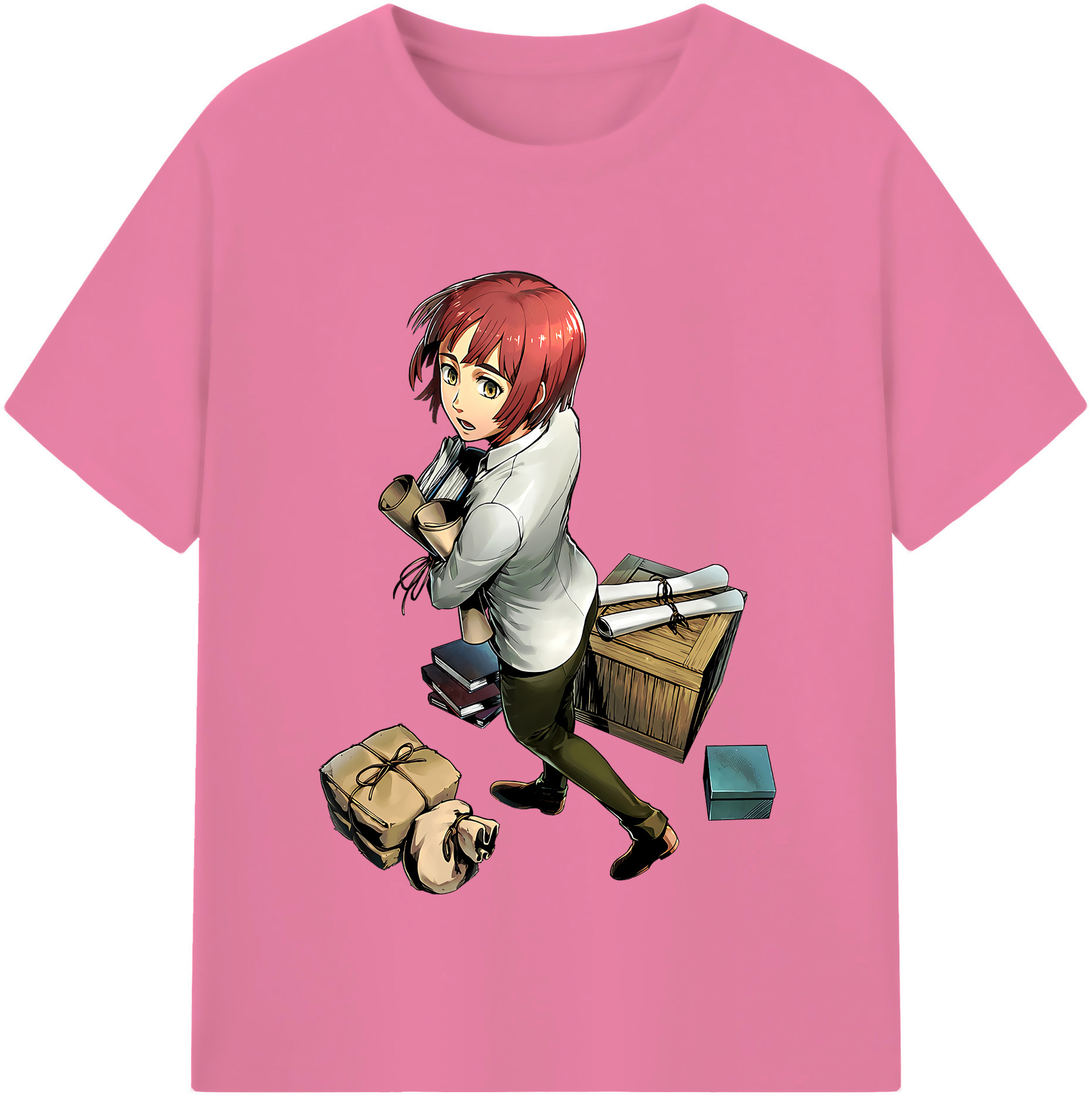 （画像用） 進撃の巨人 Attack on Titan 綿100％半袖Tシャツ（フロントプリント）